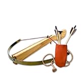 Jamso Design | Großes Armbrust-Set: Armbrust + Köcher + Bolzen/Pfeile | Ritter, Piraten, Schießsport für Kinder