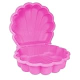 24 Sandkasten Sandmuschel Wassermuschel Planschbecken pink 2-TLG abdeckbar