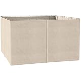 Outsunny Seitenwand 4er Set für 3x4m Pavillon Seitenteile mit Haken 352 x 205 cm Wasserdicht stabil Winterfest Seitenteil Seitenwände für Partyzelt Gartenpavillon Beige