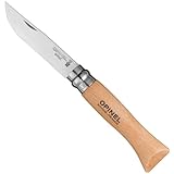 Opinel O123060 Taschenmesser, braun, S, Hartholz Braun, N°6