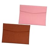 ROMISBABA 2St Aktentasche besprechungsmappe aktenkoffer organizer pouch folders ordner cartape ordnee briefumschläge Geschäftsakteninhaber Aktenaufbewahrungstaschen Verfärbung PU-Lederimitat