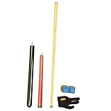 JISADER Billardqueue, Leicht, Aus Holz, Ergonomisch, 14 Mm Spitze, Tragbar Und Praktisch. Geeignet für Männer Und Frauen, Snooker Und Billardspieler, Sportbe, Style B