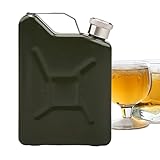 Edelstahl Flasche | Aus Metall 150ml - Auslaufsicherer Whiskey Behälter Flakon Für Wandern Picknick Reise Fitness Abenteuer