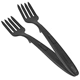 ABOOFAN 2 Stück Silikon Kochgabel Große Praktische Pasta Kochgabeln Hitzebeständig Bpa frei Rutschfester Griff für Familie Restaurant und Camping Langlebiges Küchenutensil