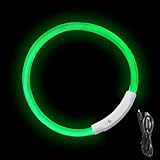 LED-Hundehalsband, Hundehalsband mit Licht | Wiederaufladbares LED-Haustierhalsband – modische Hundehalsbänder – verschleißfestes Haustierhalsband