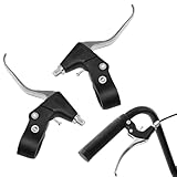 mizikuu 1 Paar Bremshebel Fahrrad, Aluminiumlegierung Fahrrad Bremsgriff Fahrrad Bremshebel Brake Fahrradbremse Universal Bremshebelset 22 mm Durchmesser für Mountainbike Kinder Bike