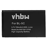 vhbw 1x Akku kompatibel mit Aiptek Bluewalker Mini Media Center, Mini Pocket DV 8900 Videokamera Camcorder (700 mAh, 3,7 V, Li-Ion)