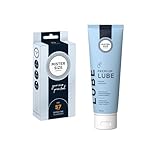 MISTER SIZE Pure Pleasure Set: 10 Kondome (extra dünn, gefühlsecht, extra feucht) + Premium Lube 100ml – Wasserbasiert, parfümfrei, medizinisch, für Kondome & Toys