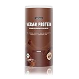 Vetain Vegan Protein Schokolade - Bio Veganes Proteinpulver - Bestens verträglich, natürlich lecker - Eiweiß ohne Süßungsmittel, Allergene - 600g
