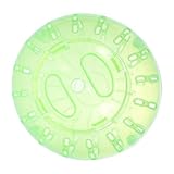 UTHCLO Hamsterlaufkugel Grün Abs Material mit Belüftungslöchern Langlebiger Zwerghamster Trainingsball Sicher und Einfach zu Montieren für Kleintier Gehege und Aktives Hamsterspiel