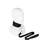 EIS Bondage Halsfessel | Größenverstellbar für erotische Fesselspiele | Dominanz und Unterwerfung | Mit Leine