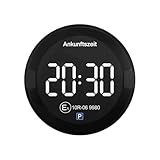 OOONO P-DISC NO2 - Elektronische Parkscheibe mit Zulassung fürs Auto - Automatische Digitale Parkscheibe Elektrisch mit Zulassung vom KBA nach StVO - Elektrische Parkuhr Auto zugelassen