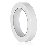 Skrfren Panzertape 1 Rolle 20mm X 20m, Weiß Hochleistungs-Gaffing-Klebeband Gewebeband Weiß Panzerband Panzerband Extra Stark Extra Stark Gewebeklebeband Für Rohre, Teppiche, Abdichtung, Reparaturen