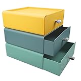MytaYt 3 PCS Kunststoff Stapelbare Schreibtisch Schubladenbox Schreibtisch Organizer Mit Schubladen Schreibtisch-organizer Für Büros, Bäder, Schreibtische, Schminktische