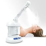 Kingsteam Gesichtssauna Gesichtsdampfer, Professional Nano Ionic Gesicht Dampfgerät, Gesicht Dampf, Geeignet für Salon und Zuhause, Warme Nebel, ausziehbarem Arm, Aromatherapie (JY-15XA)