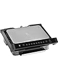 WMF Profi Plus Kontaktgrill Perfection, Elektrogrill 2000 W, 6 Programme, Sensor-Technologie, beschichtete Platten, Panini Grill, edelstahl matt