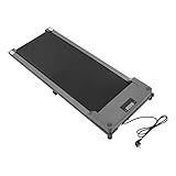 Tragbares Laufband Motorisiertes Laufband Flach Unter dem Schreibtisch für das Tägliche Laufen Verwendet Werden Grau 121.5 * 50 * 14CM