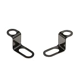 pistro 2 Stück schwarze Tacho-Sensorhalterung für Motorrad, universelle Passform, Motorrad-Messgerät-Sensor-Kabelhalter, Metallkonstruktion
