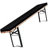 Gepolsterte Sitzpolster für den Außenbereich, 180 x 30, 220 x 25, 200 x 30, 170 x 233 cm, dicke Sitzpolster mit Reißverschluss für bequeme Garten- und Terrassensitze, langlebige Bierbankauflagen für