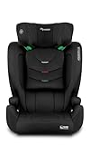 Nukido Kindersitz 15-36 kg Autositz Kinder Kinderautositz i-Size ISOFIX 4 Punkt Sicherheitsgurt 100 Bis 150 cm Einstellung Der Kopfstütze Abnehmbarer Bezug Waschbar 4 Bis 12 Jahre Schwarz