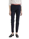 TOM TAILOR Damen 1016542 Slim Chino Mit Gürtel, 10668 - Sky Captain Blue, 38W / 32L EU