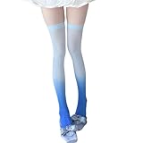 UncleS Absolvierte Farbe Über Kniesocken Undurchsichtig Opaken Oberschenkel Hohe Strümpfe Nicht Überrutschen Top Bequeme Stretch Nylon Beinkleidung Für Frauen Über Kniestrümpfen Frauen