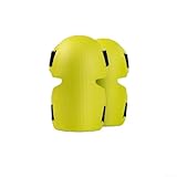 Gdfnmogo Leichte Garten-Knieschoner, EVA-Schaum-Polsterung, sichere verstellbare Passform, rutschfeste Schale, Komfort für Gartenarbeit, Reinigung, Malen, Yoga-Aktivitäten (gelb und grün)