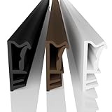 Fensterdichtung Flügelfalzdichtung Nutbreite- 5mm / Falz - 12 mm aus TPE hochwertige Holzfensterdichtung Fenster (Braun 10 m)