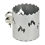 Grillrost.com Das Original Flaschenhalter montierbar an alle Feuerplatten mit 3-10mm Stärke | mit integriertem Flaschenöffner