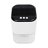 Luftentfeuchter 2000ML Elektrisch Entfeuchter Tragbar Ultra Leise 7 Farbe Nachtlicht Tragbarer Raumentfeuchter 10-20 ㎡ für Wohnung Bad Keller (Weiß)