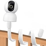 Universal Babyphone Halterung für Alle Gängigen Modelle Kompatibel mit 1/4' Gewinde Flexibel Faltbar Verstellbar 52cm Ideal für Babyphone-Kameras im Kinderzimmer (Weiß)