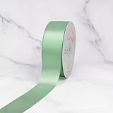 Creative Ideas Satinband, einseitig, 3,8 cm, 45,7 m, Salbeigrün