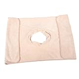 Zerodeko Massageliegenbezug mit Gesichtsloch Gepolstertes Weiches Spa Laken für Schönheitssalon Wiederverwendbar Strapazierfähig für Massage Behandlungsliegen