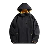 Generisch Sweatshirt Herren Fahrradweste Herren Wasserdicht Windbreaker Bomberjacke Jack Outdoor Wanderjacke Wanderjacke für Männer L