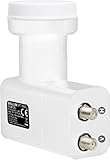 GALLUNOPTIMAL Wideband LNB - 2 Ausgänge V/H 290 - 2340 MHz L.O. 10.41 GHz für Wideband-Multischalter – nur 2 statt 4 Kabel