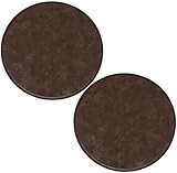 XOOPIT [Set Von 2/4] Rundes Rutschfestes Stuhlkissen, Wasserdichtes Ledersitzkissen, Dekorative Runde Stuhlauflage for Zuhause, Küche, Esszimmer, Büro (Color : Color 5, Size : 30 * 30cm(Set of 2))