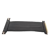 Hochgeschwindigkeits -PCIe 4.0 X16 Riser -Kabel 90 Grad GPU Verlängerungskarte für RTX 4090 und RX 7000 Serie (60 cm)