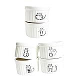 MAGICLULU 1 Satz Dessertbecher und -schalen Ofen bunte Desserttasse Smoothie Servierschale Auflaufgerichte pudding schalen obstplatte kochplatte Backschüssel aus Keramik Multifunktionsschale