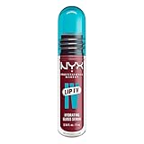 NYX Professional Makeup Feuchtigkeitsspendender Lipgloss und Lip Stain, Bis zu 12 Stunden Pflege, Lip IV Hydrating Gloss Stain, Farbe: Bubblegum Burst