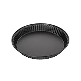 Zenker QuicheformSpecial – Hochwertige Backform, 280 x 280 x 40 mm, 1200 ml, Hitzebeständig bis 230°C, 5 Jahre Herstellergarantie, Schwarz