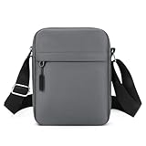 Aucuu Umhängetasche Schultertasche Messenger Bag, Umhängetasche Klein Herren, Oxford Herren Tasche, Herrentasche Zum Umhängen, Handy Schultertasche, Crossbody Handytasche für Arbeit Reise Alltagsleben