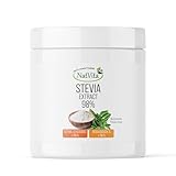 NatVita Stevia Extrakt 98% - 90 g Zuckerersatz Kalorienfrei Natürlicher Süßstoff
