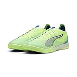 PUMA Unisex Ultra 5 Match IT Soccer Shoe, Fizzy Apple White-BLUEMAZING, 43 EU