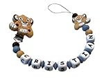 Schnullerkette mit Namen, personalisierte Schnullerkette kompatibel mit jedem Schnuller - Made in Italy