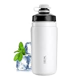 Sportflaschen zum Drücken – auslaufsichere Fahrrad-Trinkflasche, 550 ml Fassungsvermögen mit Deckel, Krug für Radfahren, , Wandern, Fitnessstudio, Reisen, Outdoor-Indoor-Sportaktivitäten