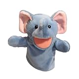 harayaa Handpuppe Storytelling Puppen Stofftier Spielzeug Interaktive Puppe für den Unterricht, Elefant