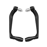 Handschutz Motorräder Für K&awasaki Für N&INJA Für N&INJA 250 300 400 650 1000 Für Zx-6r Für Zx-10r Motorrad Griff Schutz Bremskupplung Hebel Schutz Handschutz (Farbe : A Black)