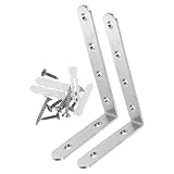 Gogogmee Kippschutz Möbel Wandanker 2 Stück für Schrank und Bücherregal Kinder Sturzschutz Einfache Montage Robuste Materialien