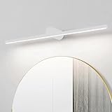Elegante 80 cm LED-Wandlampe – Moderne Aluminium-Leuchte für Badezimmer und Schlafzimmer, dekorative Spiegelbeleuchtung, hellweißes Licht für Schminktisch und Flur, stilvolle Heimdekoration