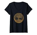 Damen Lebensbaum Kette Lebensbaum Anhänger – Spirituelle Deko T-Shirt mit V-Ausschnitt